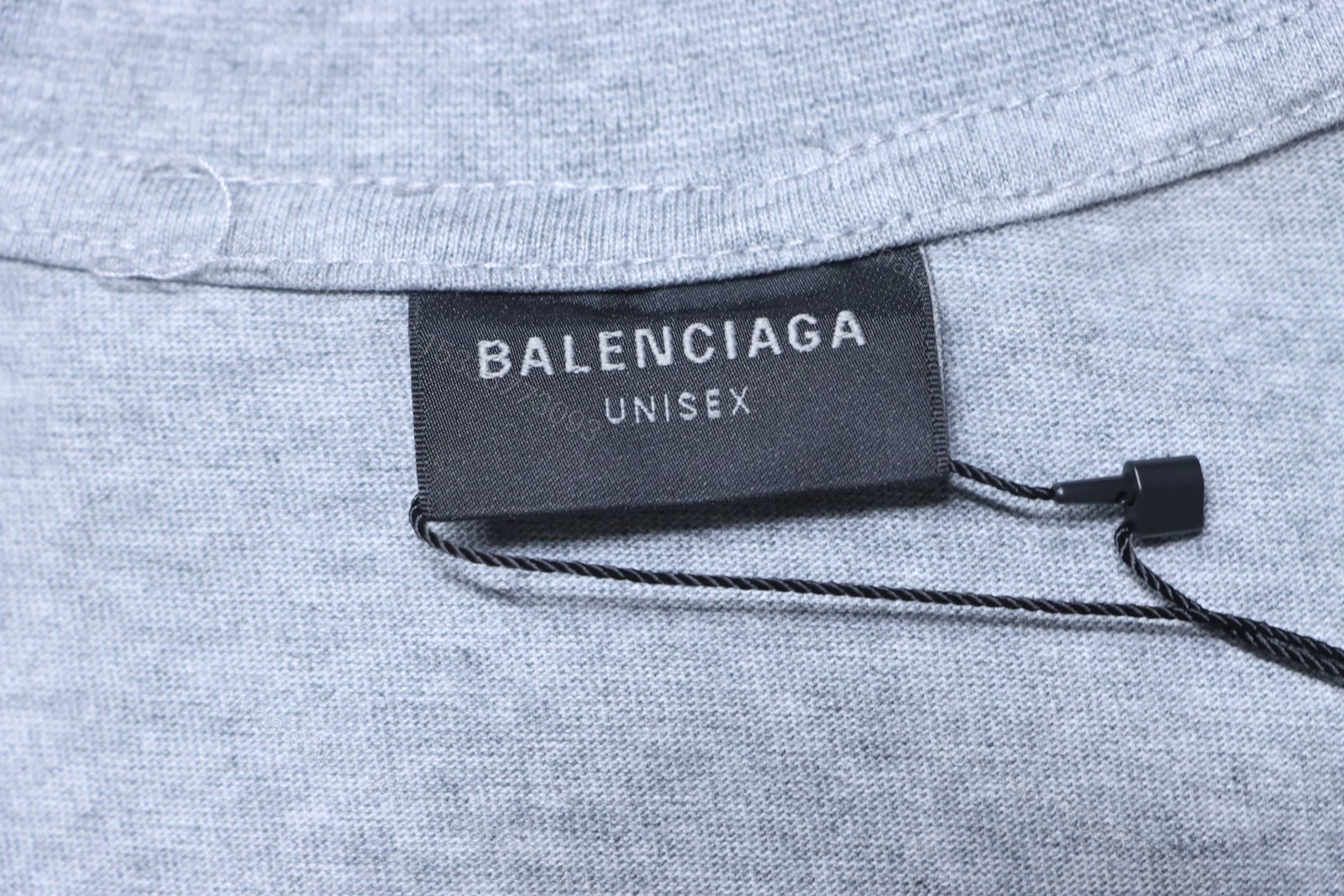 View 5 of Balenciaga Clothes 25SS American Paper Tape Short-Sleeve T-Shirt grey