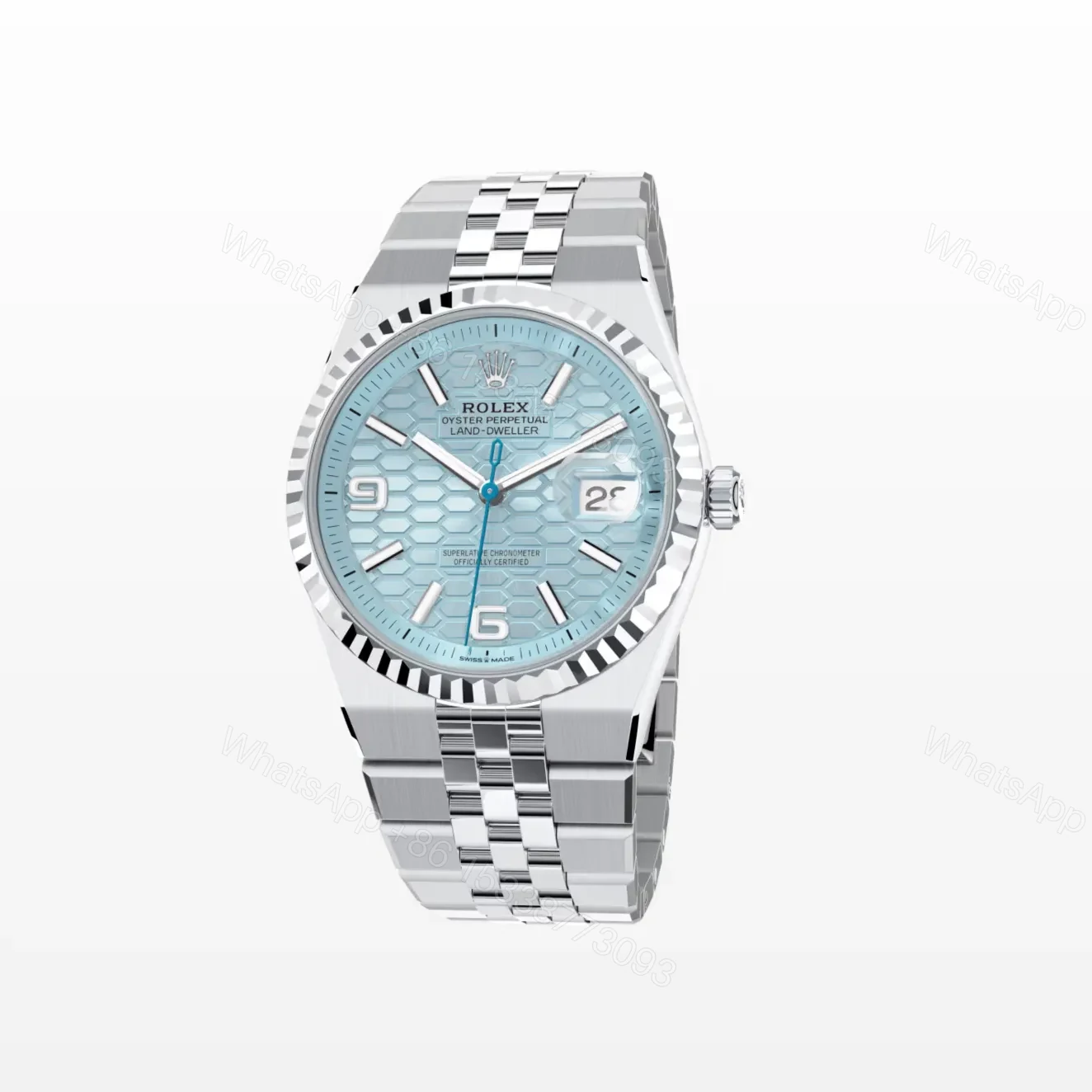 View 2 of Rolex Land-Dweller 36 mm Ice Blue Dial (2025)