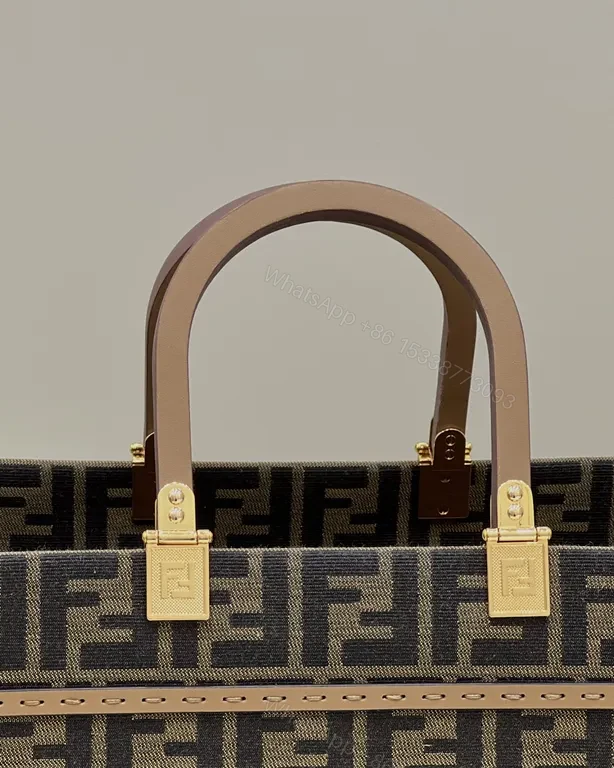 View 2 of Fendi Logo Tote: Structured Luxury Everyday Bag