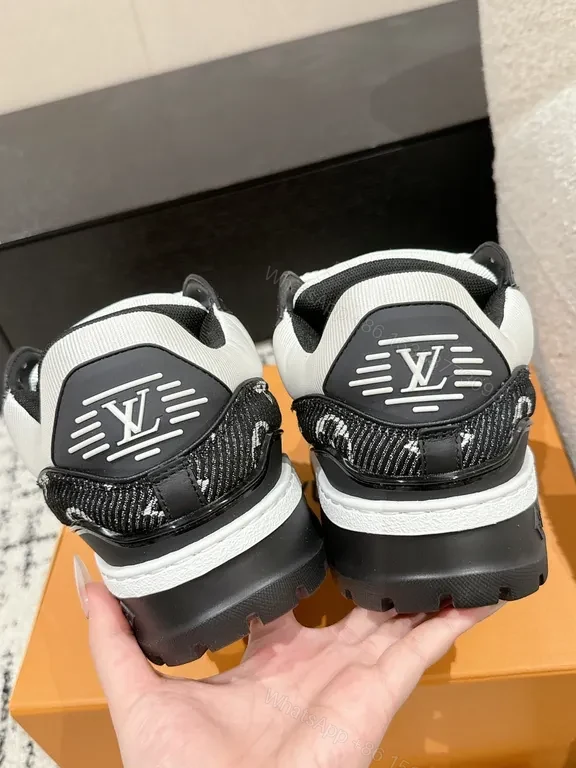 View 3 of Modern Bold Texture Sneaker: LV-Inspired Luxury, All-Day Comfort