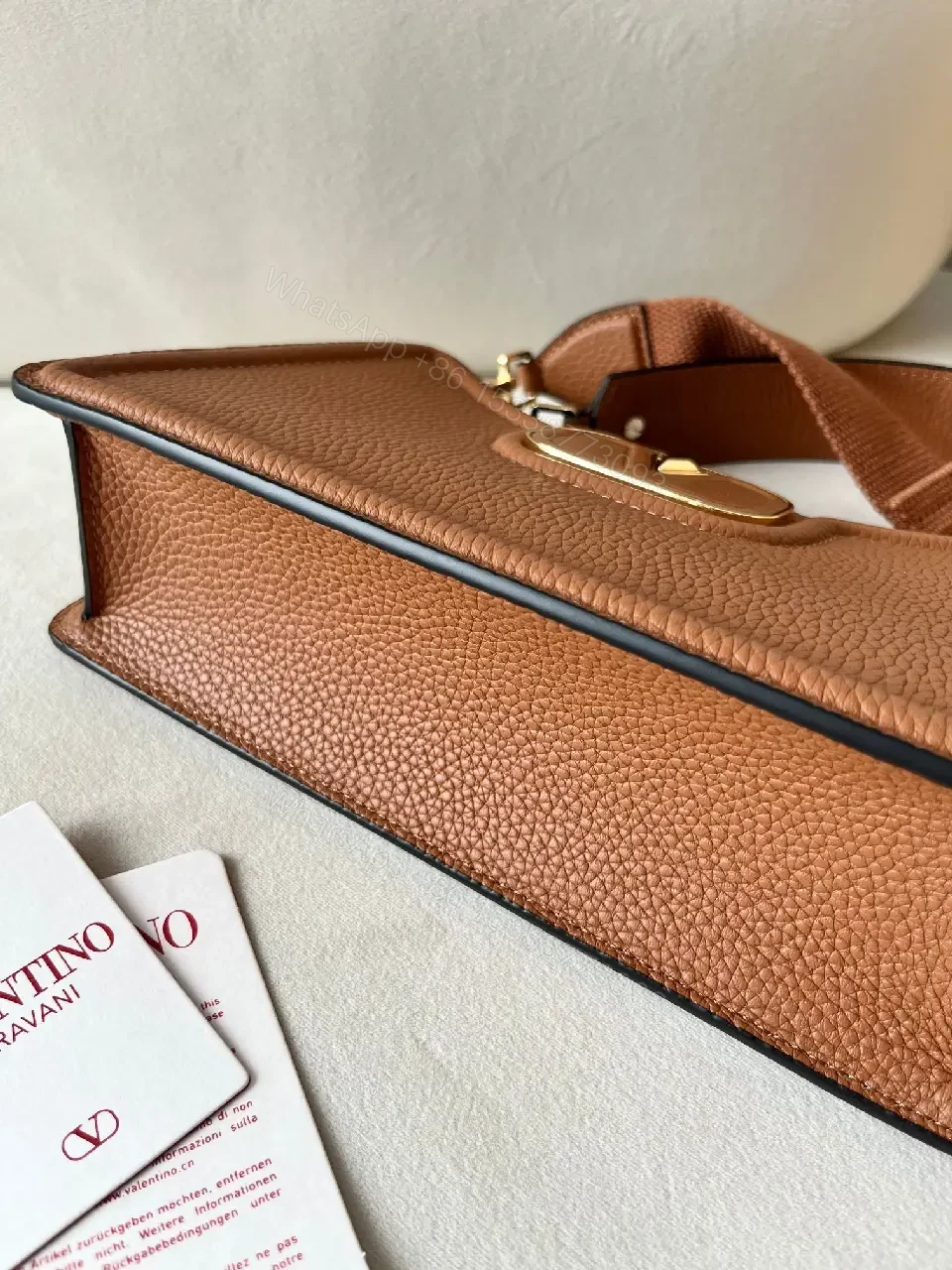 View 8 of Pebbled Leather Crossbody: Structured Chic, Everyday Luxury