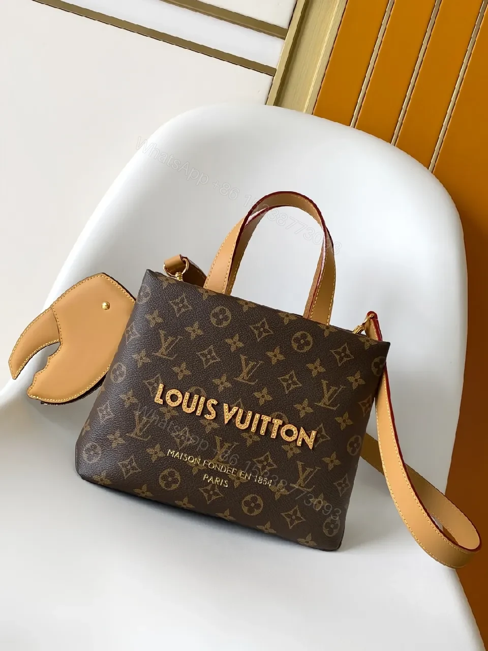 Structured Monogram Canvas Tote: Modern Luxury, Everyday Versatility — view 1