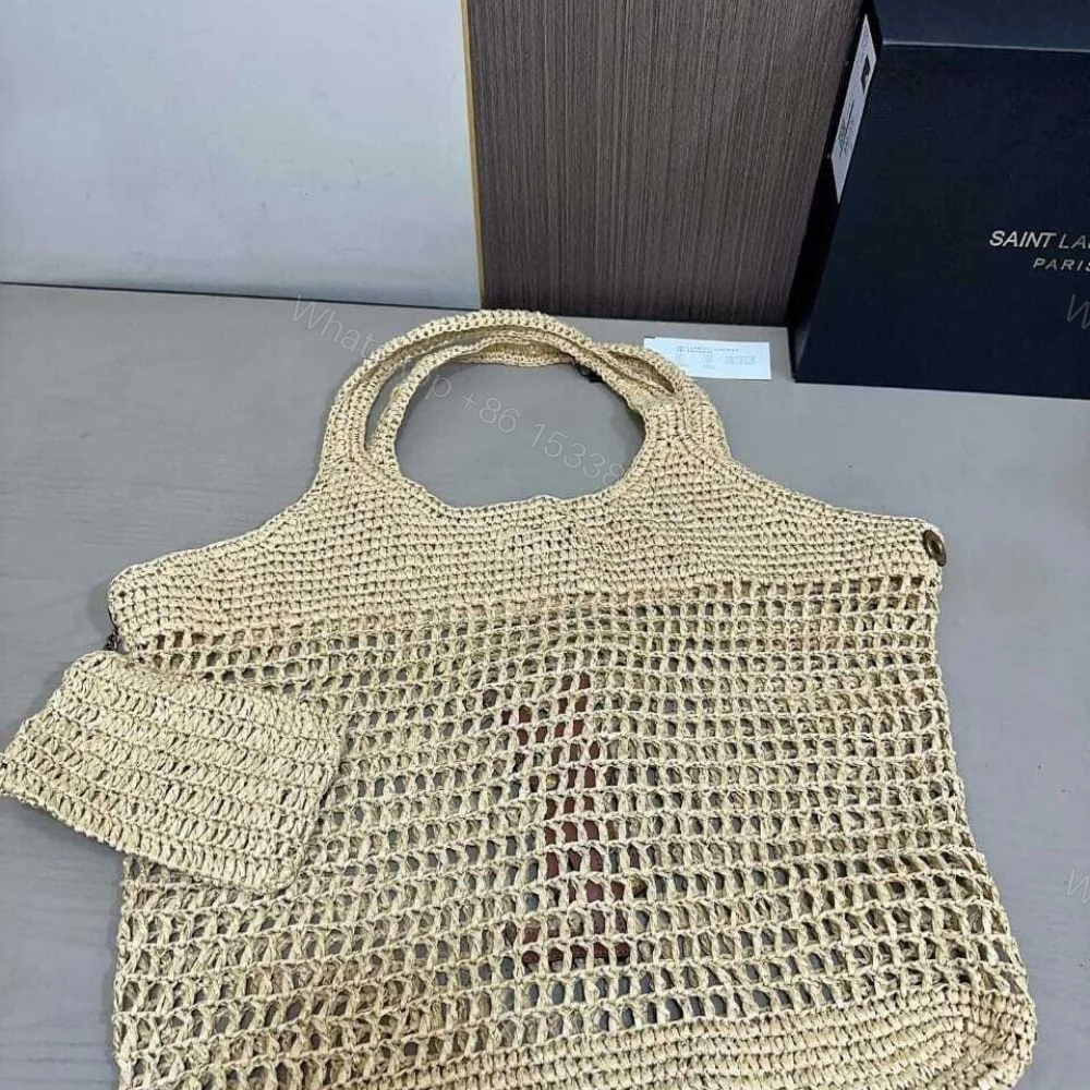 View 5 of Saint Laurent Icare Naturel And Brown Gold 45Cm 772191GAAEK2063