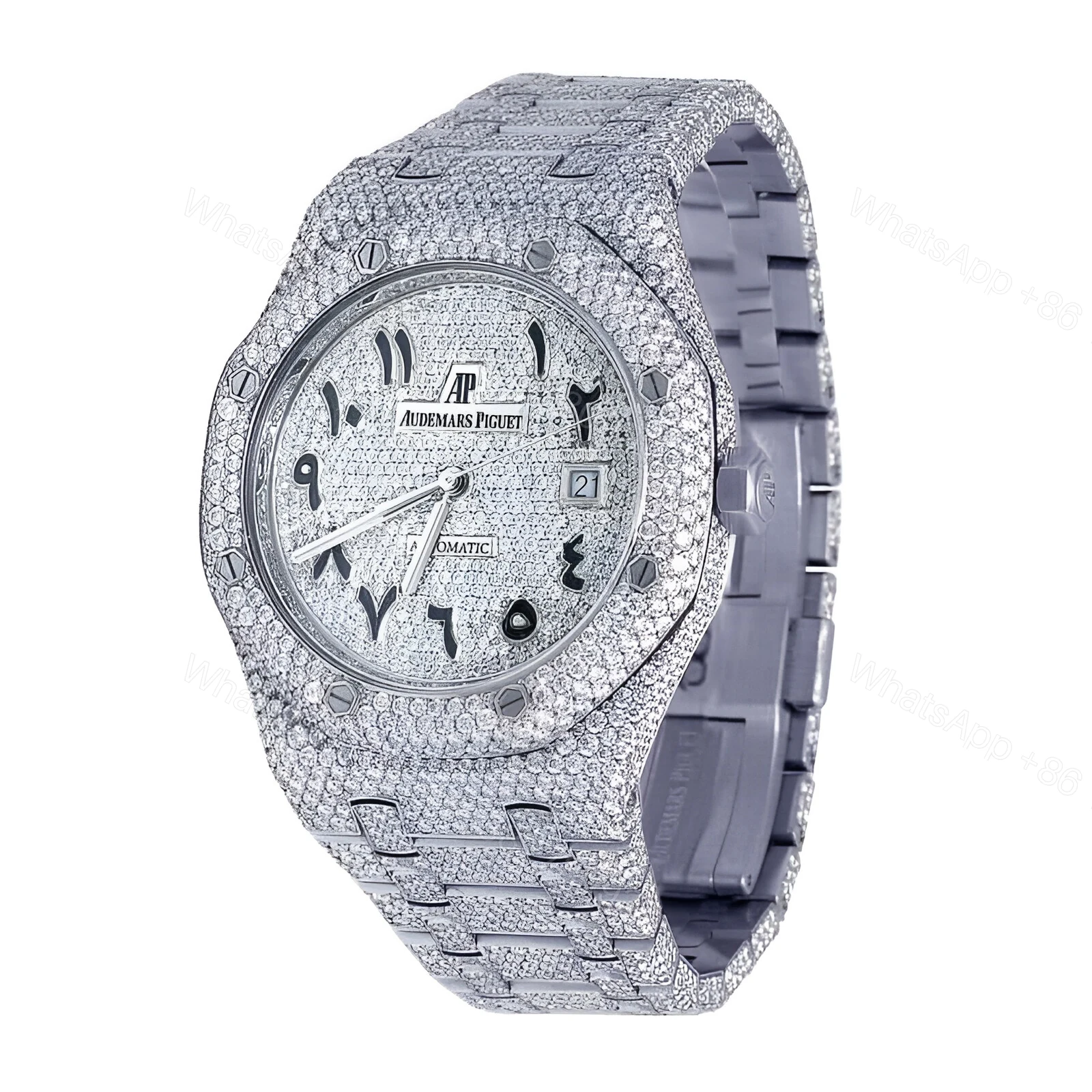 View 2 of Iced Out Ap watch Replica