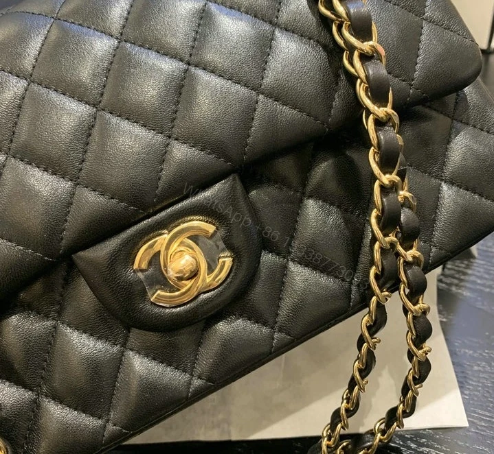 View 6 of Chanel Classic 11.12 Black Handbag A01112