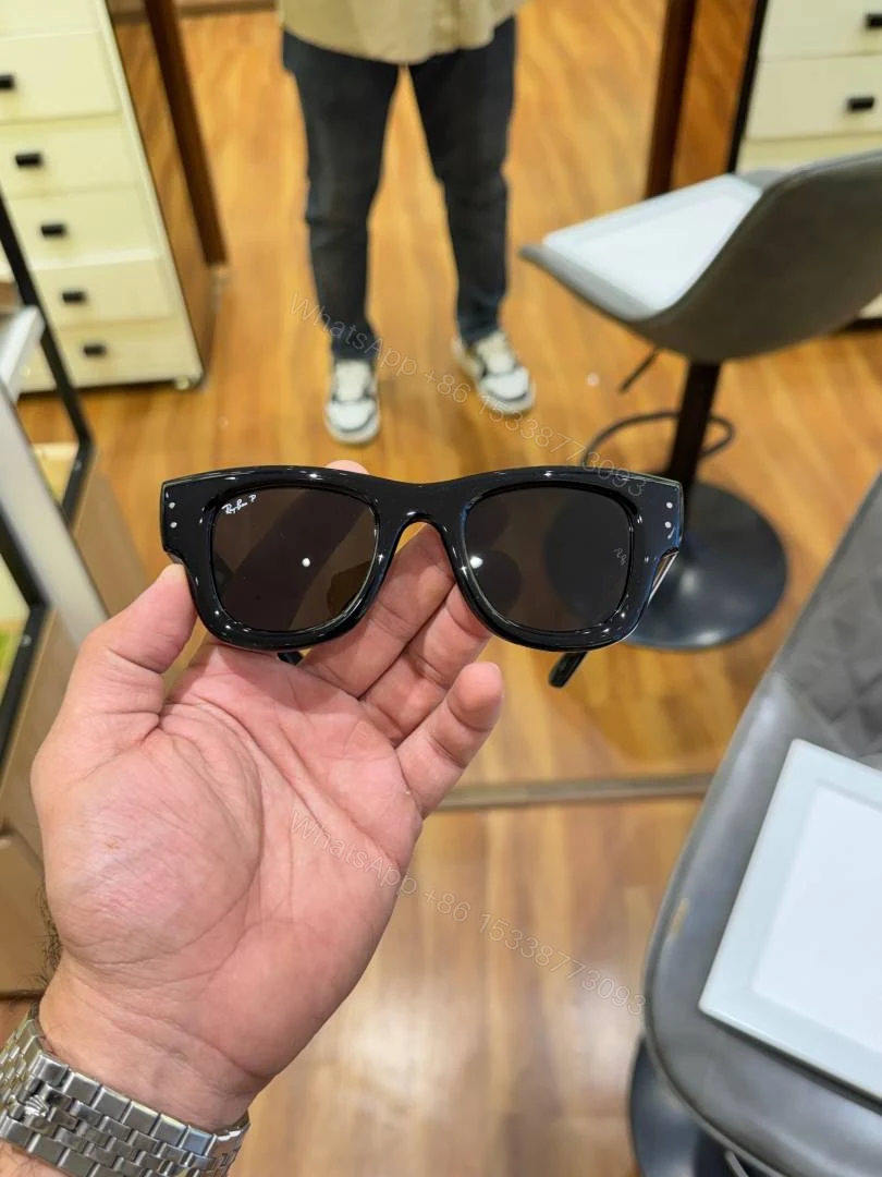 First Copy RayBan4940 Puffer Black Sunglasses — view 1