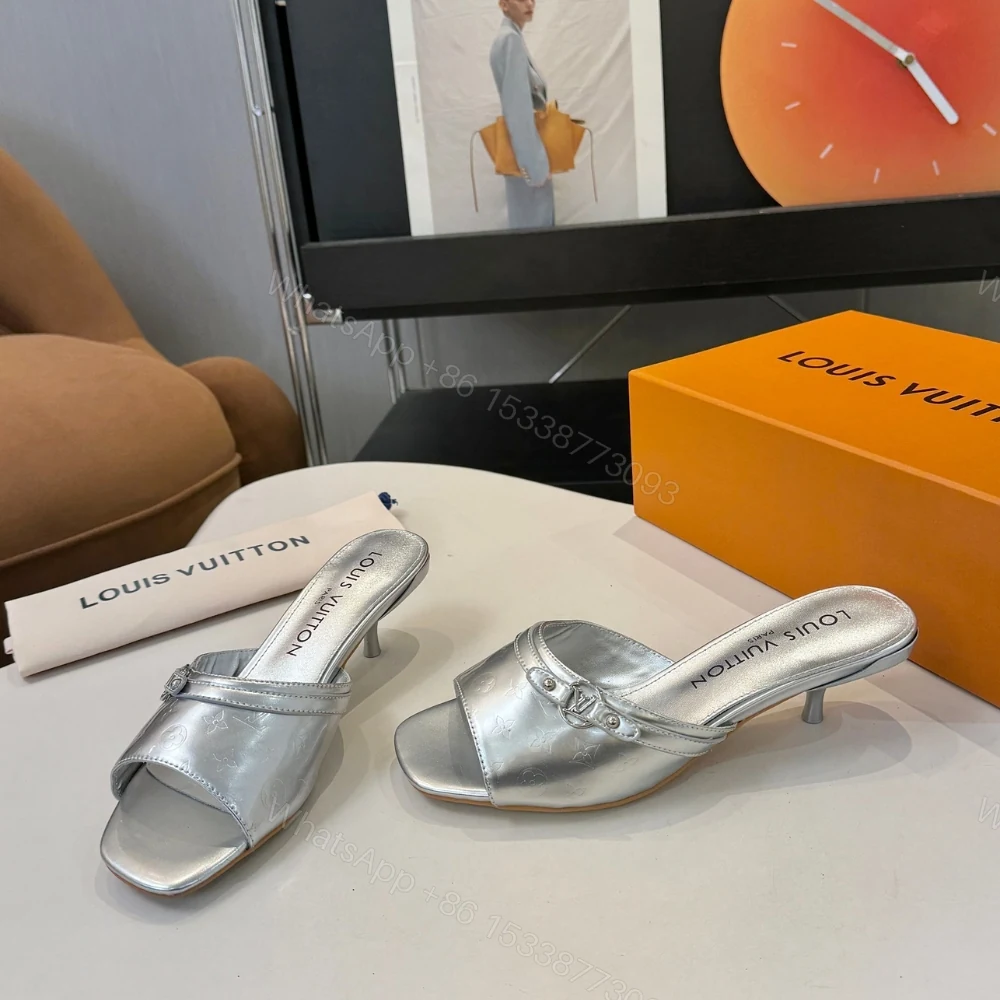 View 2 of Louis Vuitton 6Am Mule Silver 1Aivt3
