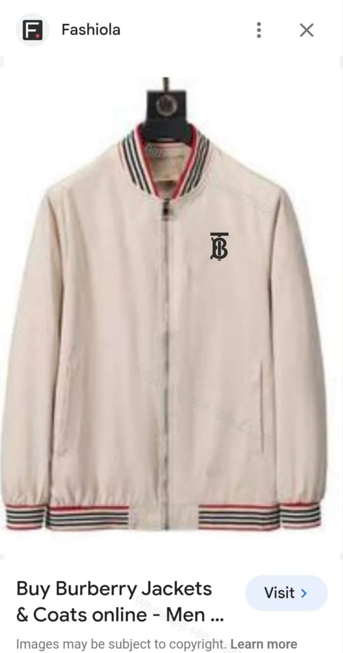 View 11 of First Copy Burberry Imported Bomber Jackets for Men