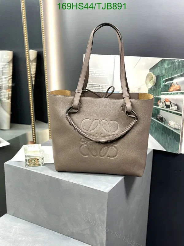 View 12 of Loewe Small Anagram Tote in Brown Classic Cowhide 011830