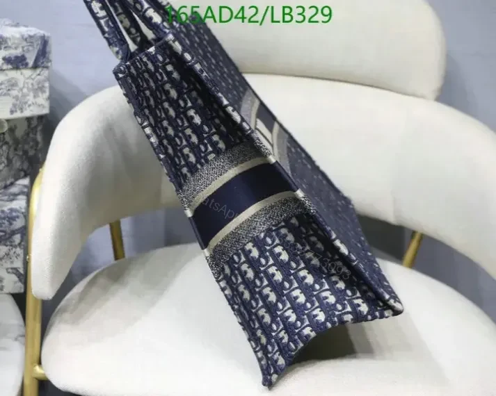 View 25 of Large Replica Dior Book Tote Handbag in Embroidered Canvas HKL478