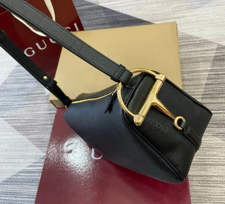 View 17 of Gucci Half Horsebit Medium Shoulder Bag TB5474