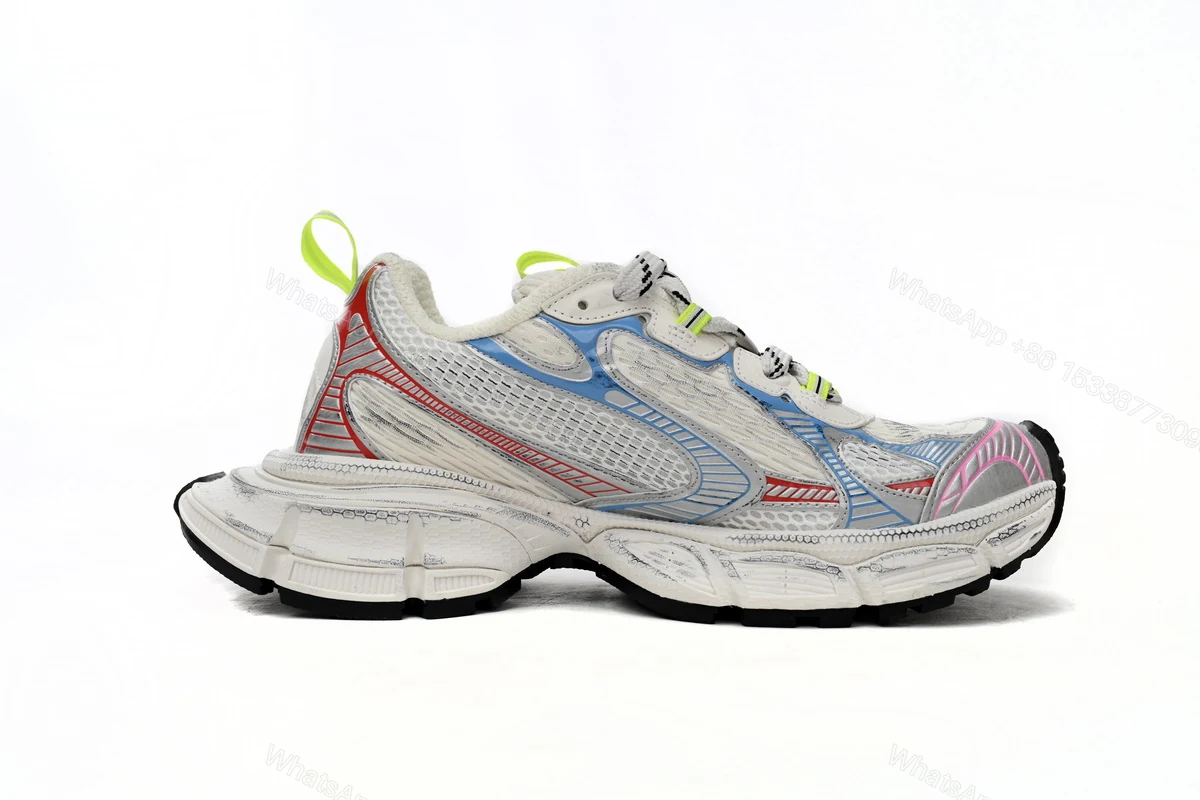 View 2 of Balenciaga White, red And Blue 734734W3XL5 9645