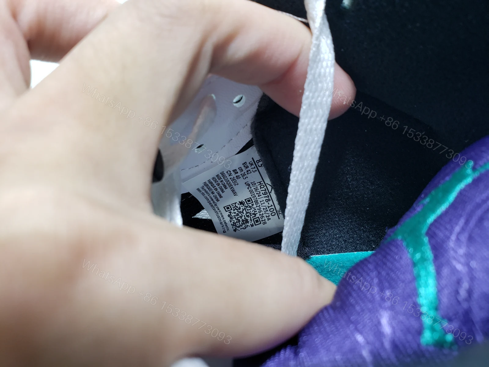 View 10 of Air Jordan 5 Retro 'Grape' 2025 HQ7978-100