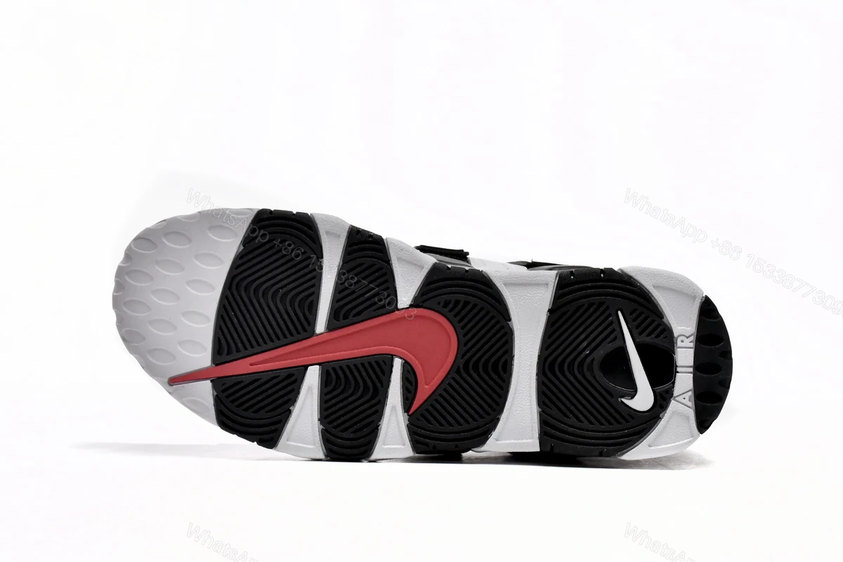 View 4 of Nike Air More Uptempo Black and White Panda 414962-105