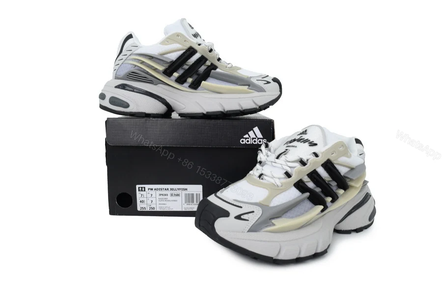 View 7 of Pharrell x VIRGINIA x adidas Adistar Jellyfish 'Solid Grey Black' JP9265