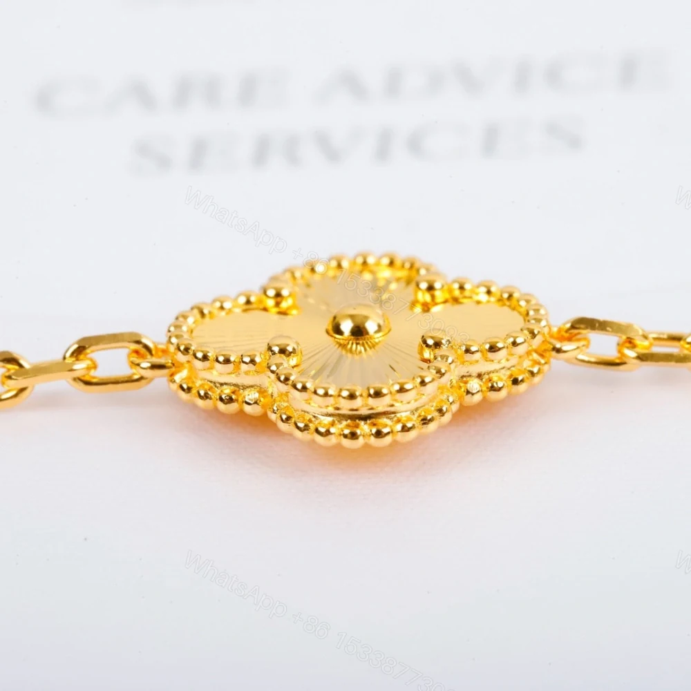 View 2 of 高仿首飾VanCleef&Arpels*RP3JK00金鐳射五花手鏈