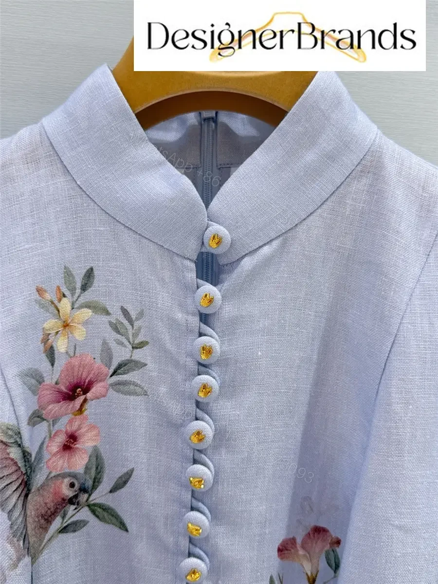 View 3 of Zimmermann Rebellion Button Mini Dress