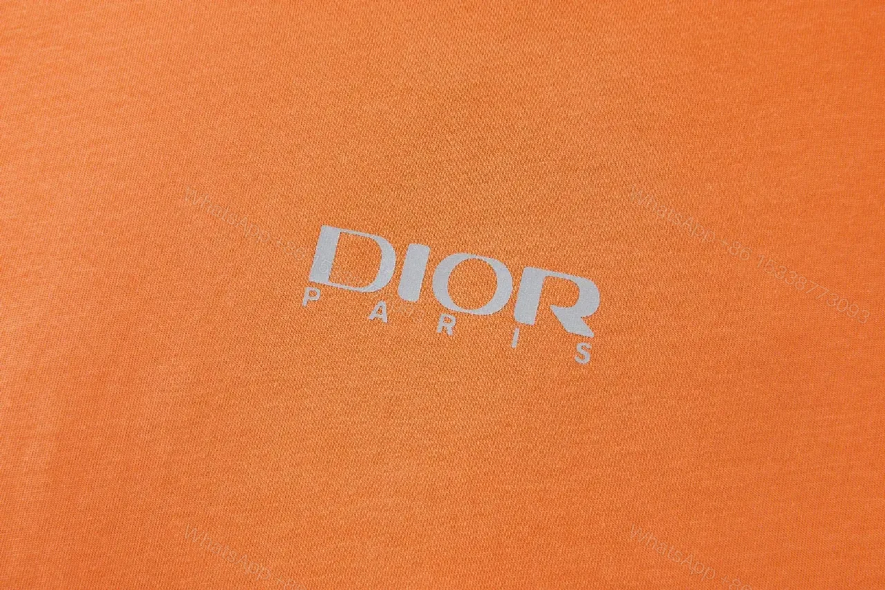 View 10 of Vibrant Orange Tee, Subtle Logo, Everyday Luxe T-Shirt