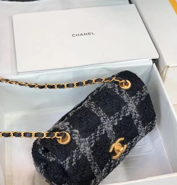 View 9 of Chanel-Inspired Tweed Crossbody: Everyday Luxe Bag