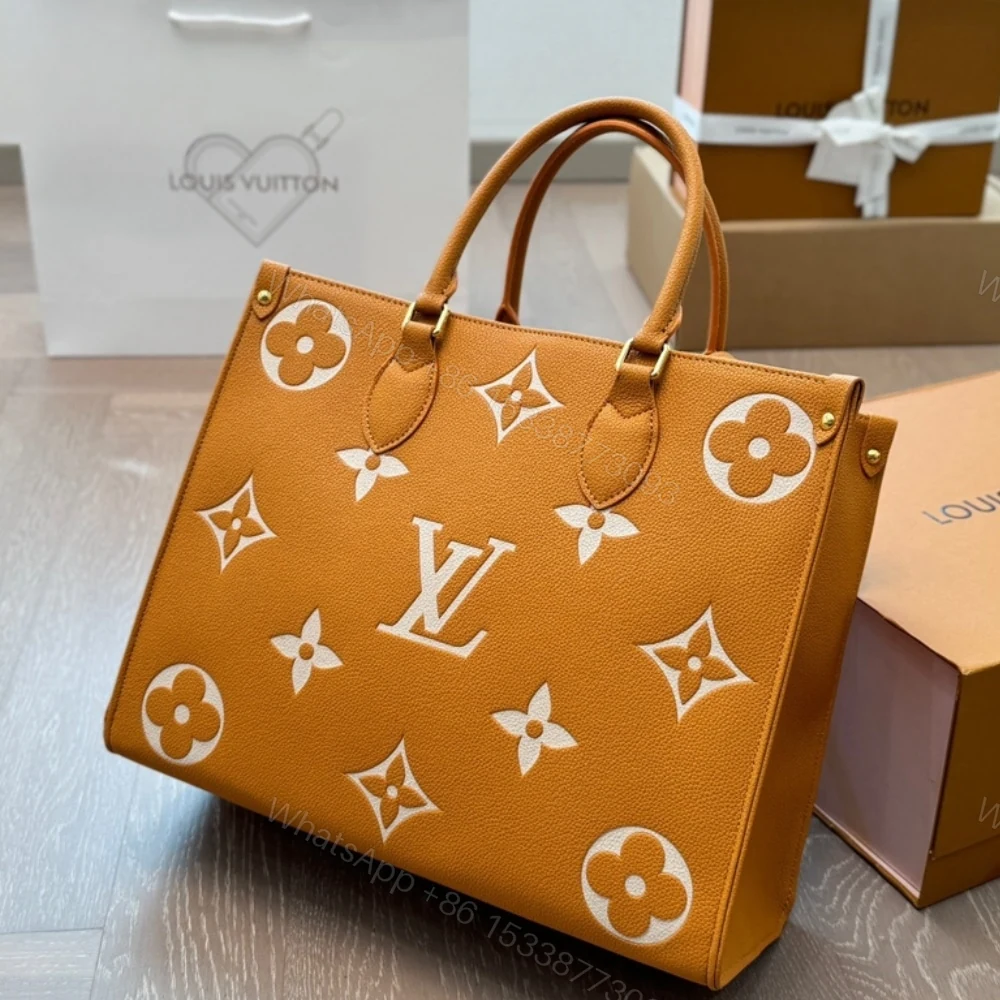 View 3 of Louis Vuitton Onthego MM Bag Orange 35Cm M45982