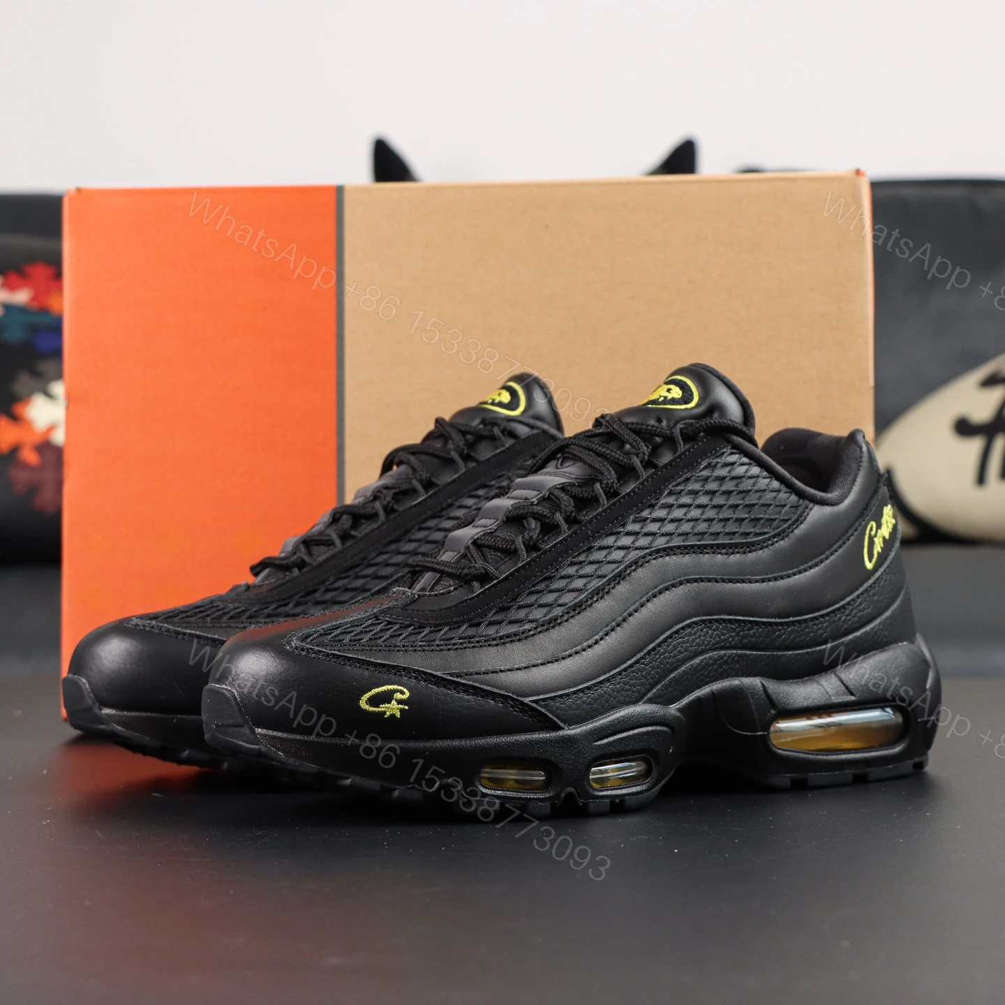 Corteiz x Nike Air Max 95 Tour Yellow Reps — view 1