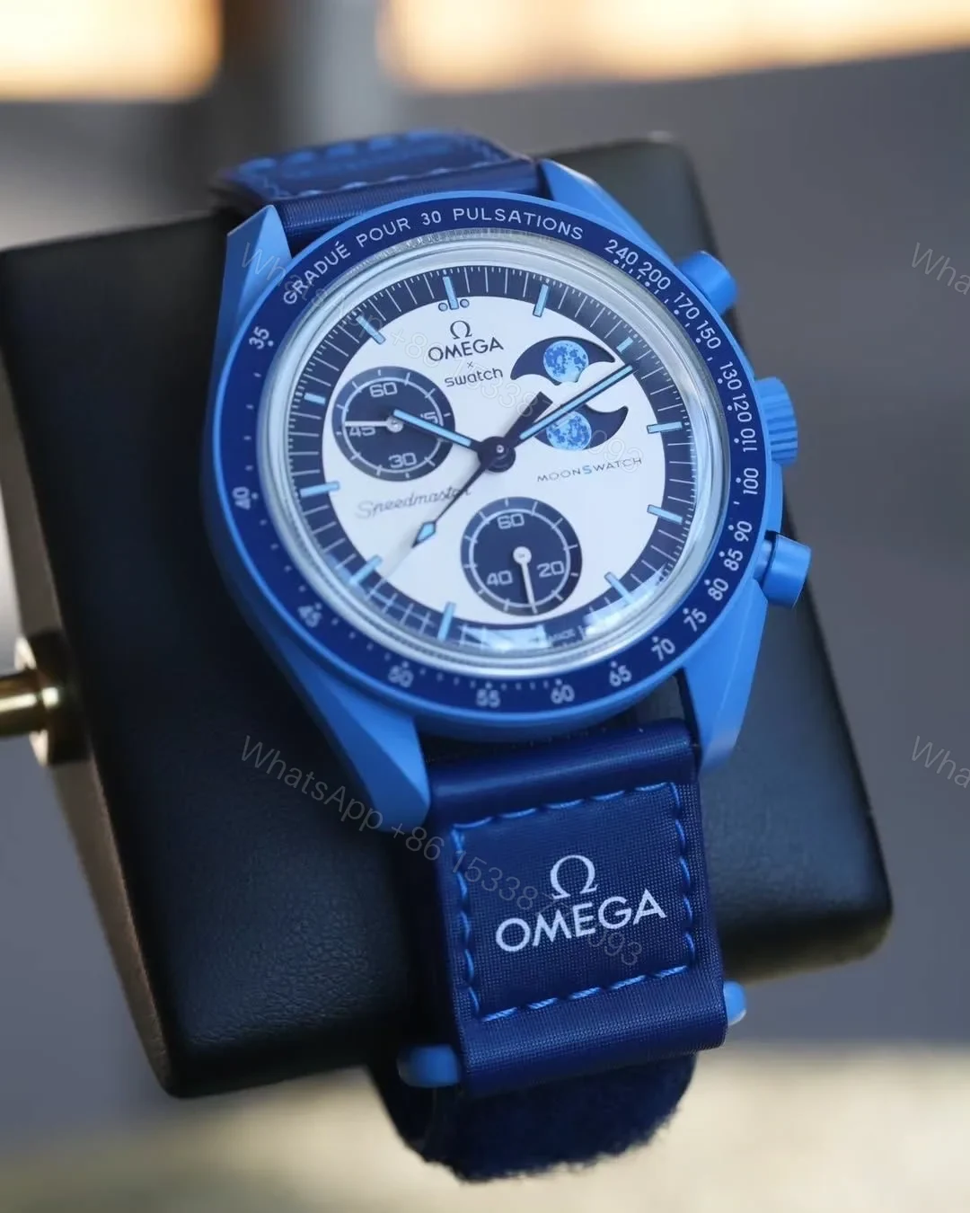 View 3 of Swatch x Omega Blue