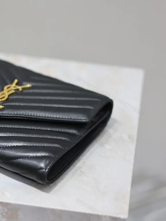 View 6 of Chic Quilted YSL Wallet on Chain â€“ Compact Luxury Bag