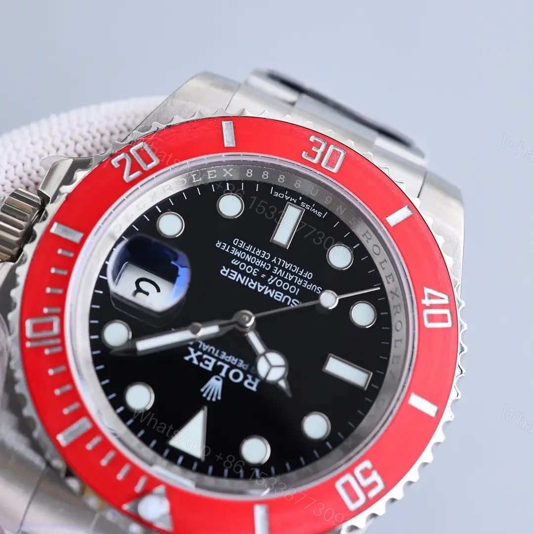 View 5 of Elite red bezel submariner replica 40MM B33 Edition RG-SUB-B33-RED-BEZEL
