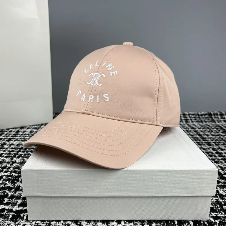 View 8 of Neutral Beige Celine Paris Cap: Signature Monogram, All-Day Comfort