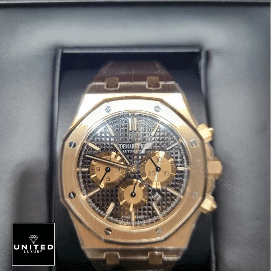 View 10 of Audemars Piguet Royal Oak Chronograph 26331OR.OO.D821CR.01 Replica