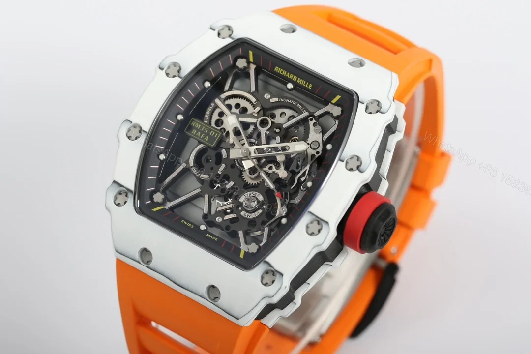View 4 of Richard Mille RM35-01 NTPT Carbon Fiber RMUL3 White Gemstone Suspension Watch RM35-01-NTPT-WGS