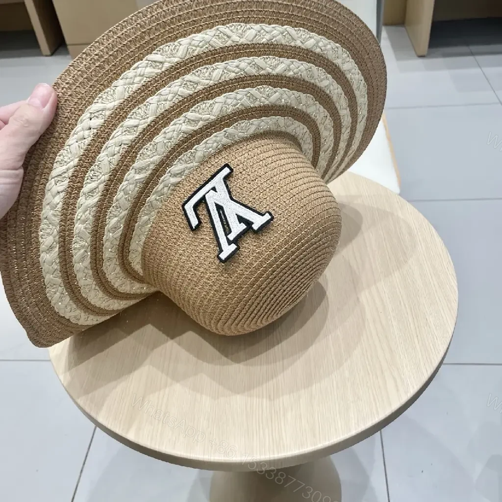 View 9 of Straw Panama Hat — Breathable Luxe with Signature Accent