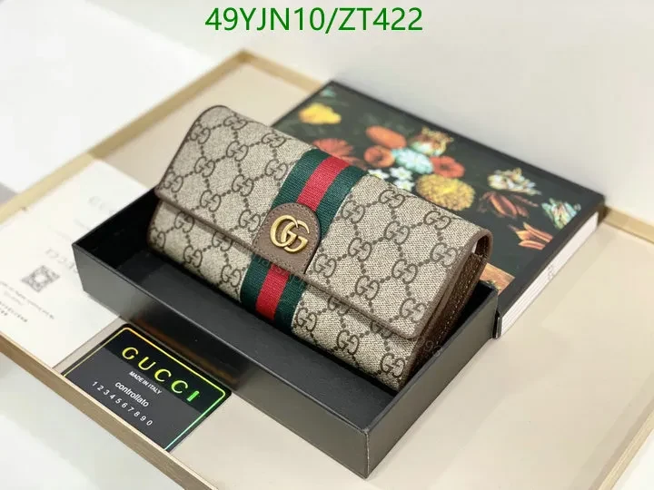 View 3 of Luxury Gucci Continental Ophidia GG Wallet Replica XS64NP