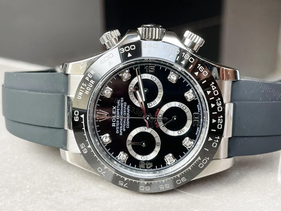 View 2 of BTF factory 1:1 Rolex Daytona SS116500LN Best Black Dial Diamond Markers A4130