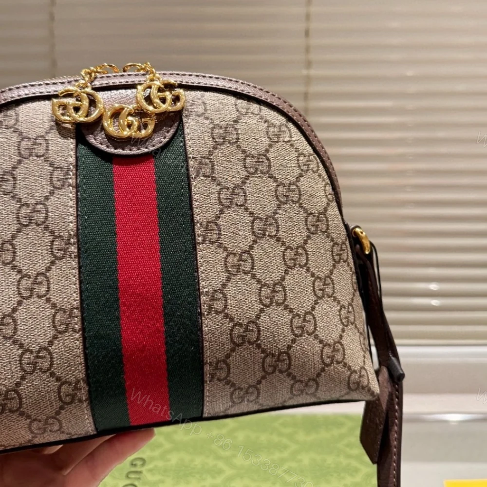 View 5 of Gucci Ophidia Small Shoulder GG Supreme Beige Ebony 23Cm 499621 K05NG 8745