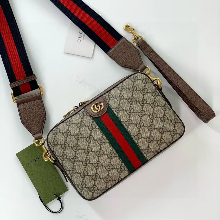 View 3 of G GG Supreme Crossbody: Web Stripe, Luxury Everyday Carry