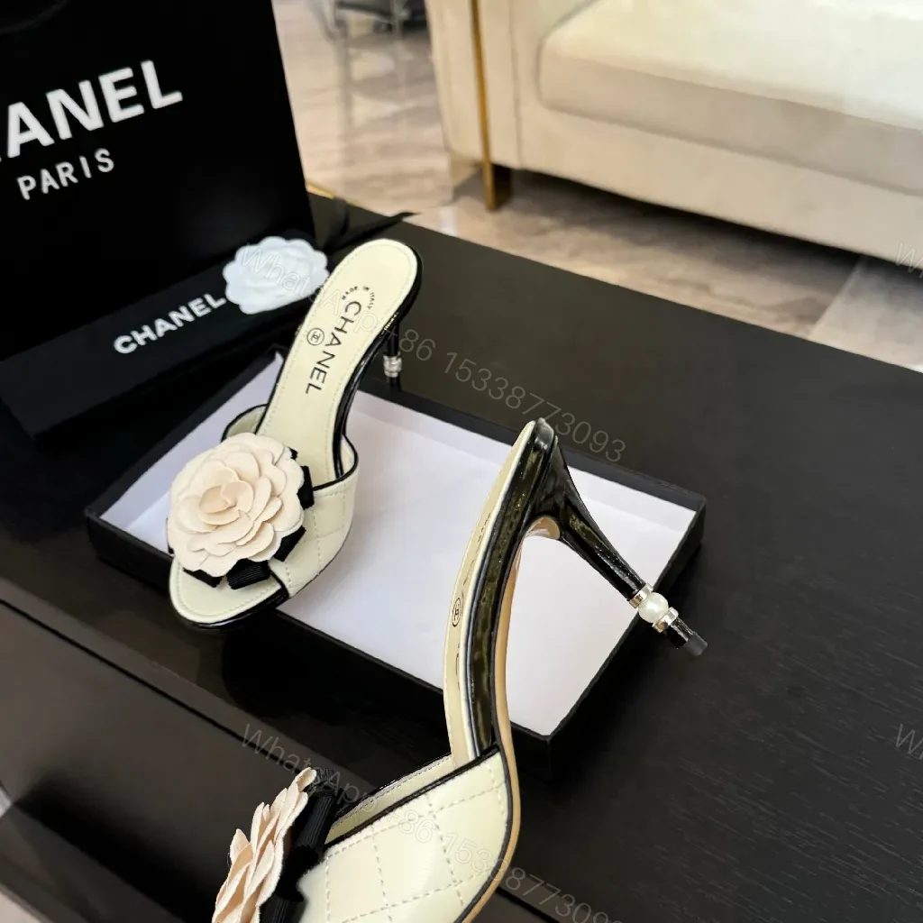 View 7 of Floral-Embellished Slide: Luxe Comfort, Couture Style