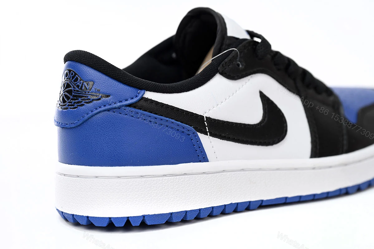 View 4 of Air Jordan 1 Low Golf Black and White DD9315-102
