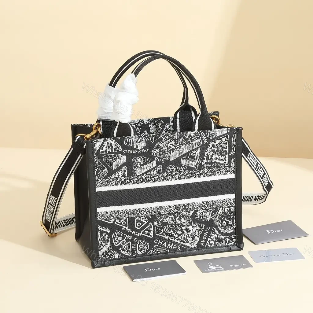 View 2 of Bold Textile City Tote: Modern Graphic Carryall (1)