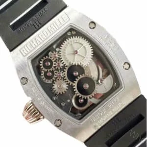 View 2 of Richard Mille RM 018 Super Clone : Tourbillon Hommage à Boucheron Steel Skeleton Dial