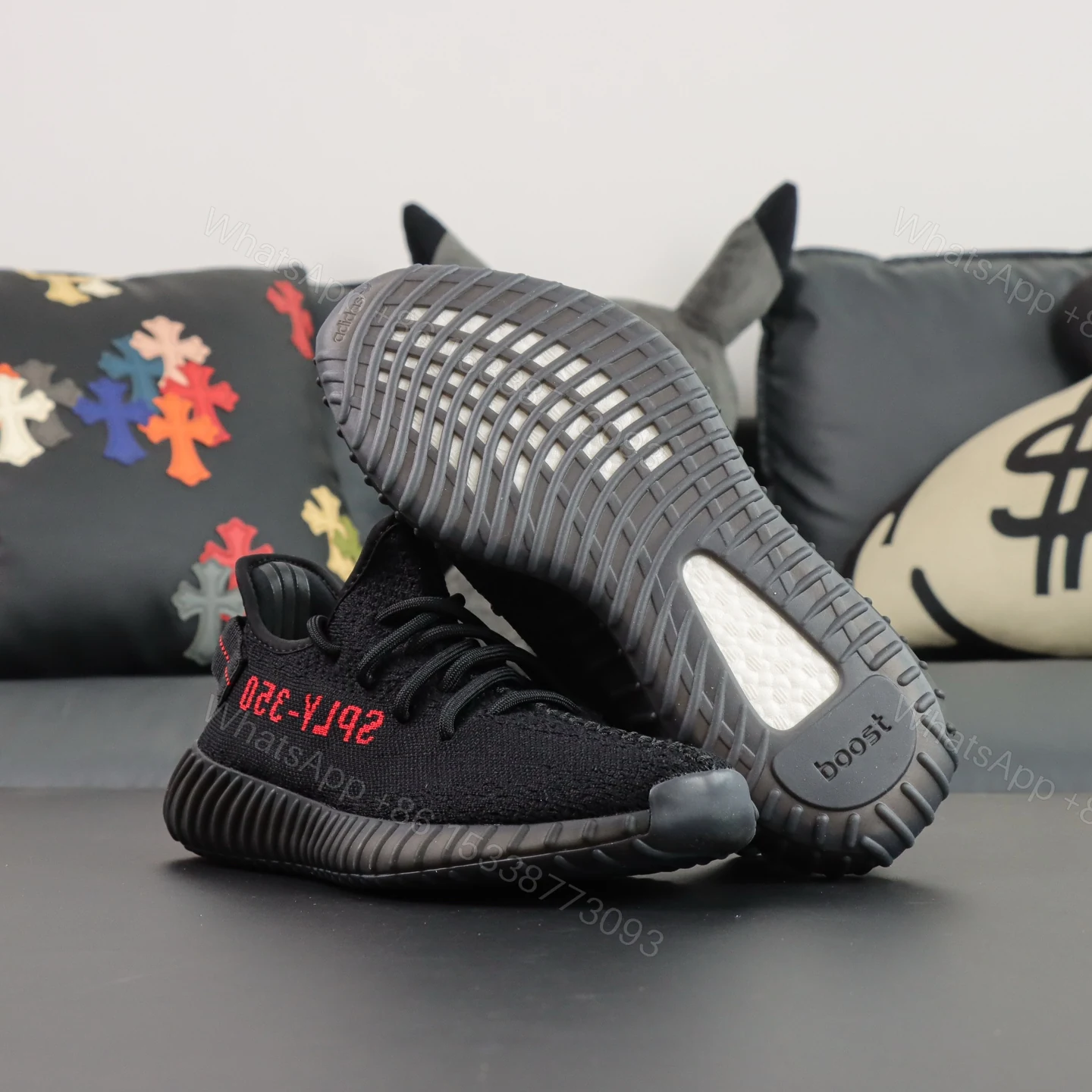 View 3 of Yeezy Boost 350 V2 Bred Reps