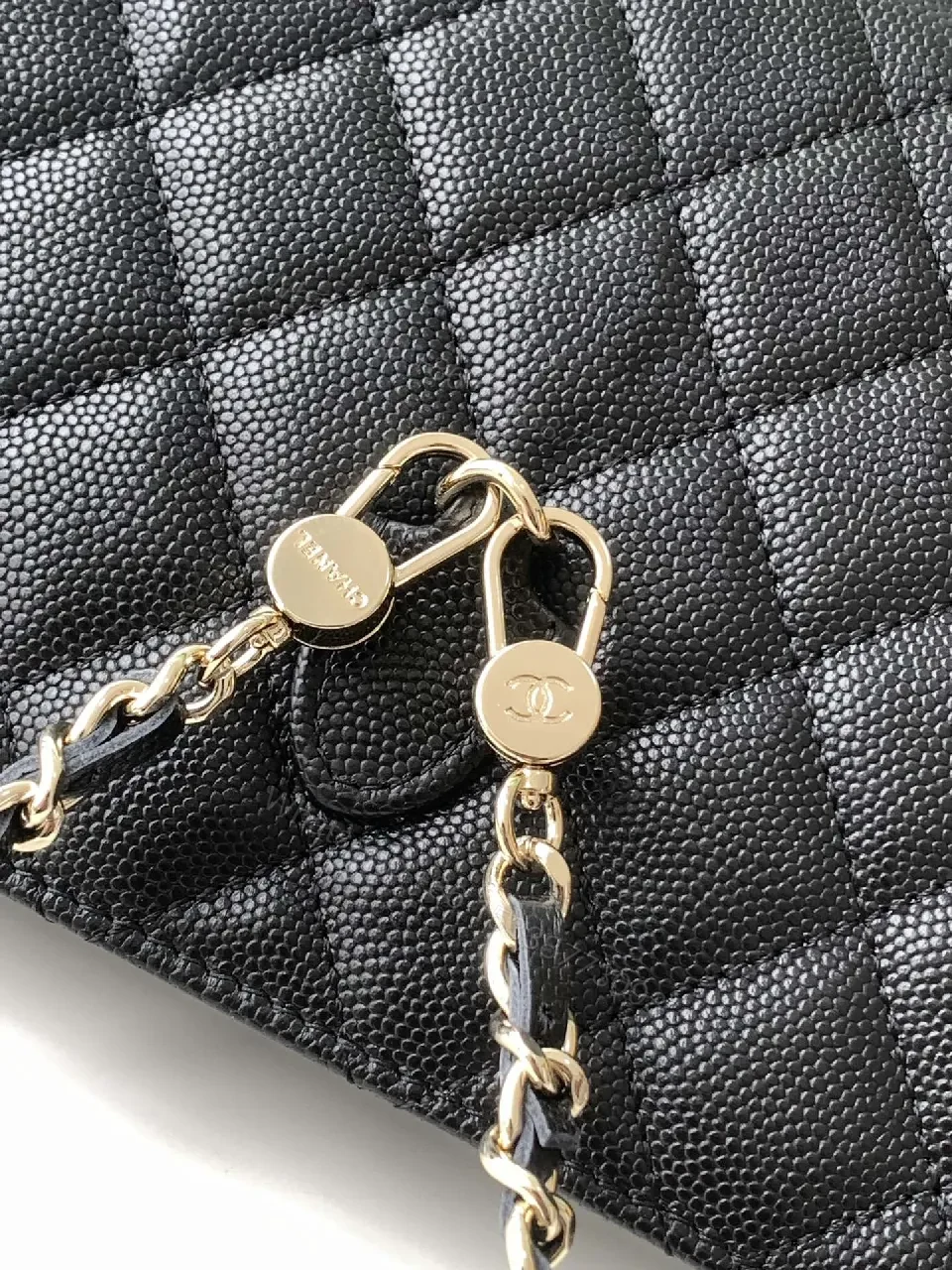 View 6 of Quilted Mini Bag: Gold Chain, Classic Style, Compact Chic