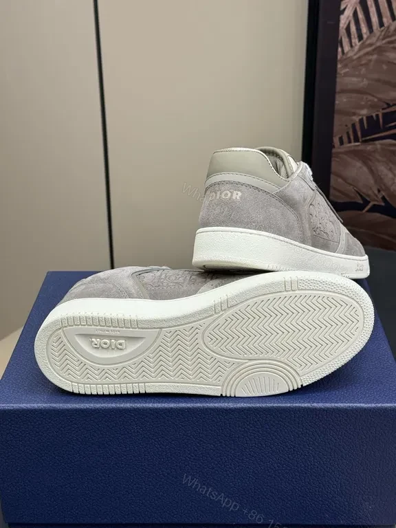 View 5 of Gray Suede-Diamond Textured Sneaker, Designer-Inspired Comfort