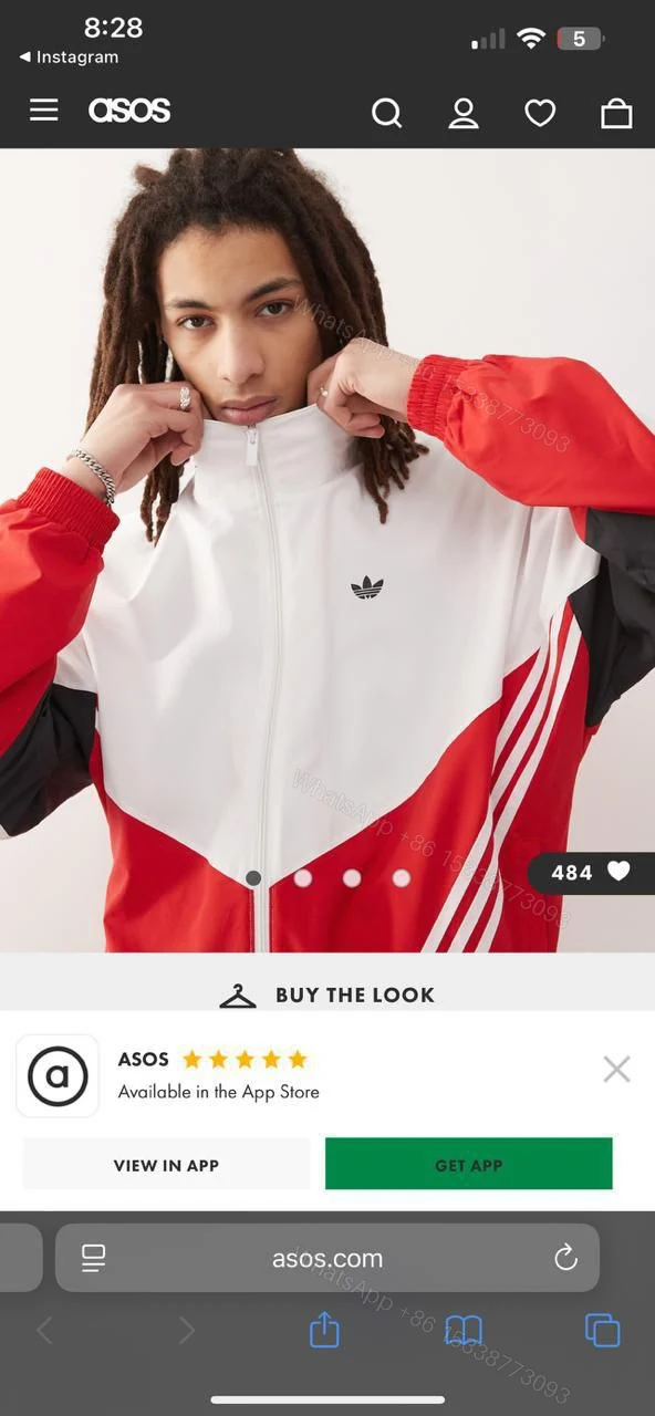 View 4 of FIRST COPY ADIDAS Nylon crush terry lycra dobby