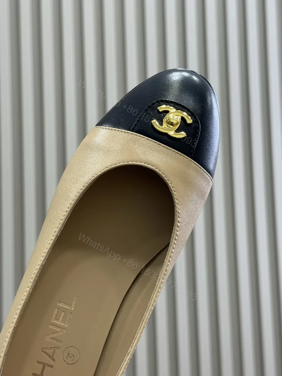 View 4 of Two-Tone Two-Tone Ballerinas: Everyday Luxury Flats