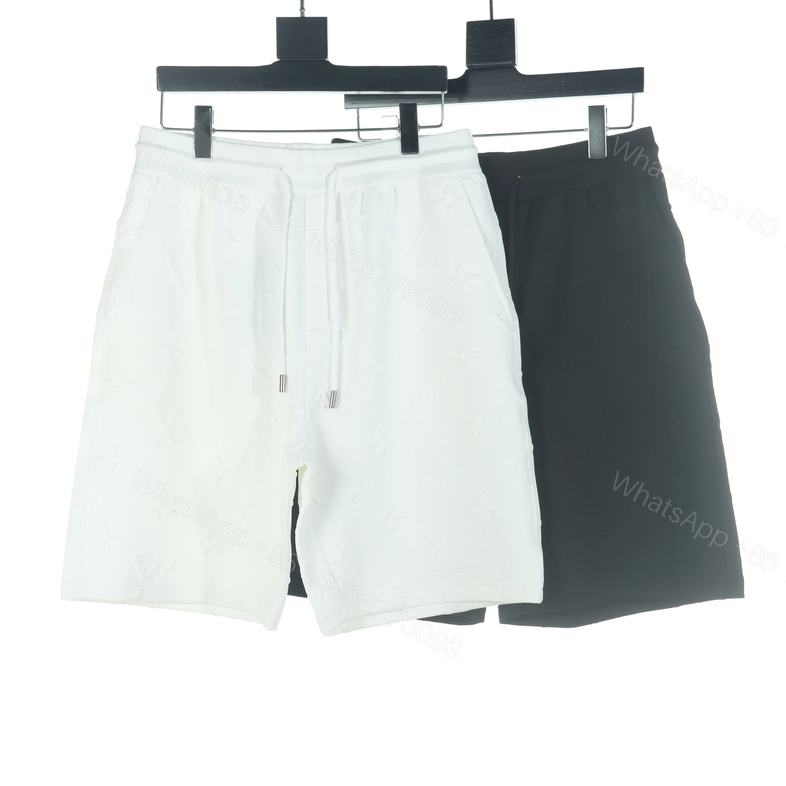 View 11 of 高仿LV*1AFR0052滿印提花休閒短褲白色