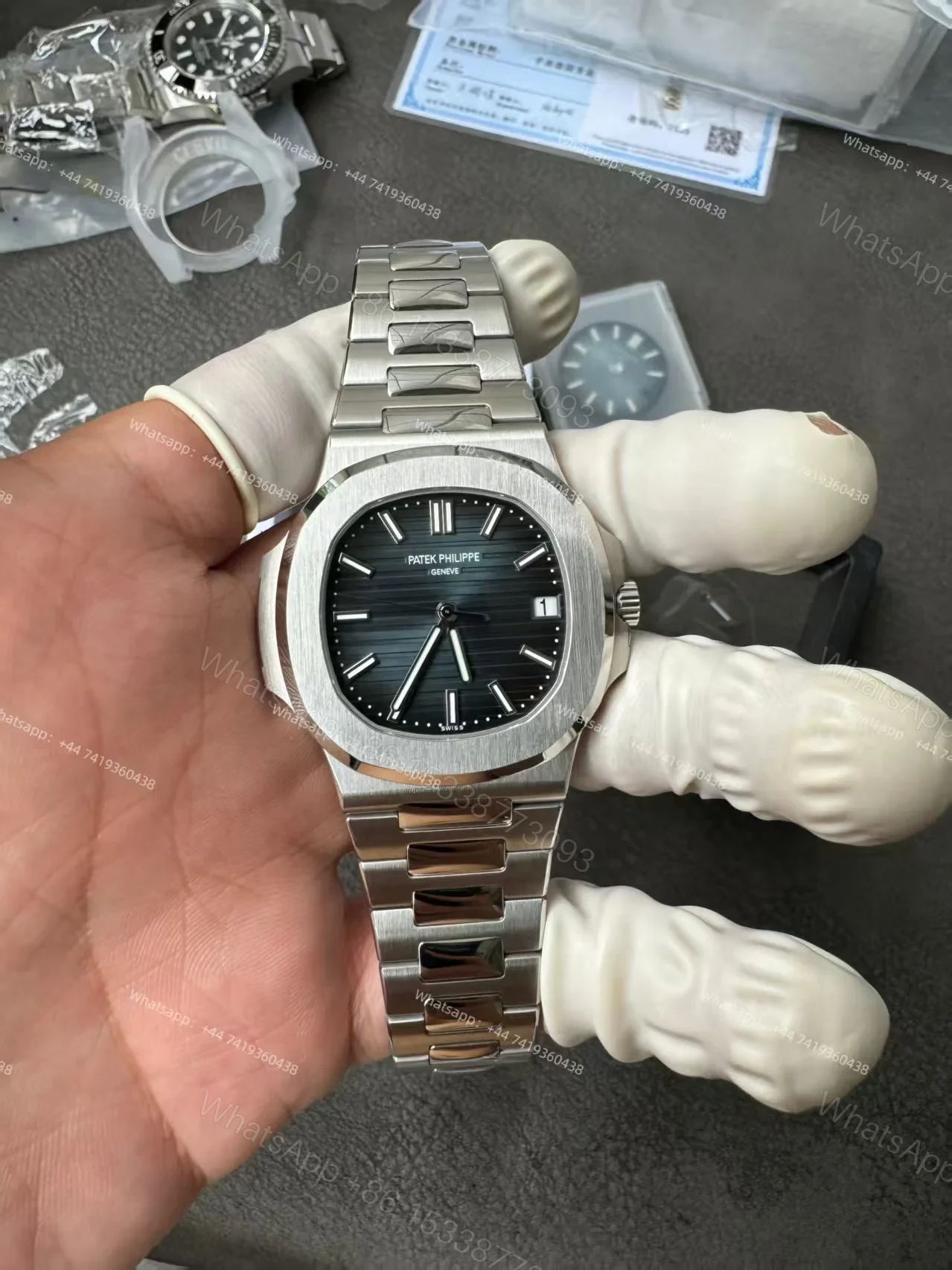 View 8 of Patek Philippe Super Clone Nautilus 5711 Blue Dial 40MM