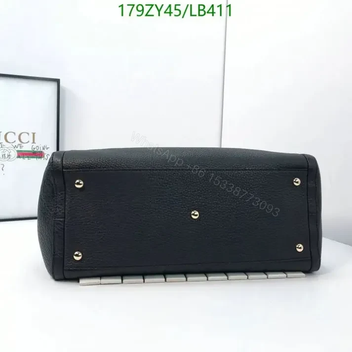 View 15 of Gucci Soho Brown Leather Shopping Bag Replica LB41126 – Premium 1:1