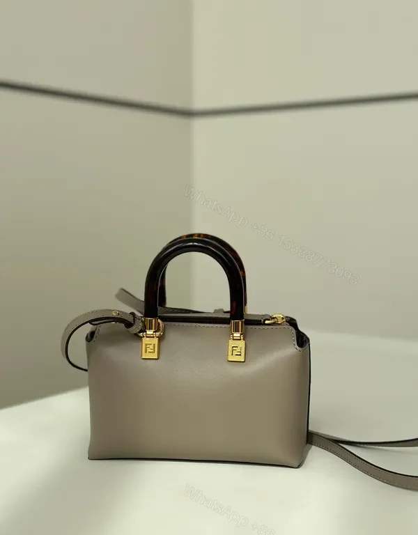 View 5 of Compact Luxury Handbag: FENDI Roma Script Crossbody