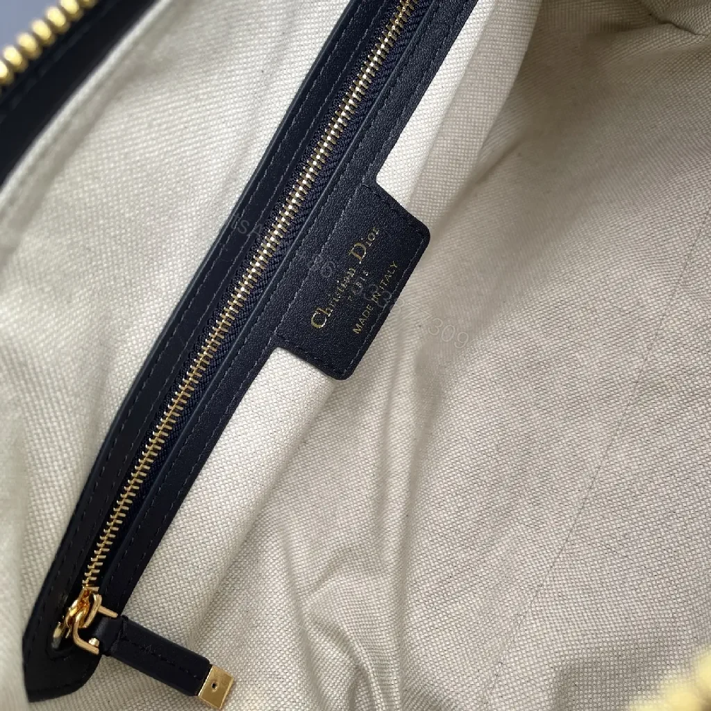 View 4 of Monogram Jacquard Shoulder Bag: Luxe Structured Style